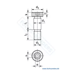 ISO 7379 - Hexagon socket head shoulder screws