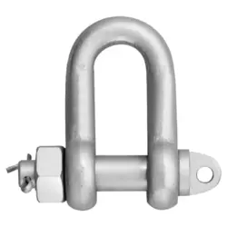 Shackles similar to DIN 82101 form C, galvanized