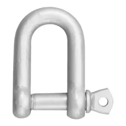 Shackles similar to DIN 82101 form A, galvanized